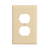 PJ8V - Wallplate 1G Duplex Poly Mid Iv - Eaton