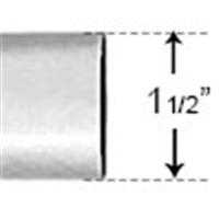 PVC112 - SCH 40 1-1/2" 10' PVC Conduit - PVC