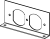 RFB2DP - RFB2 Dup Rec Device Plate - Wiremold