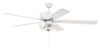 S101WPLN560WW0K - 60" WHT/PN Super Pro 101 Ceiling Fan - Craftmade