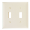 SP2LA - Smooth Wall Plate 2G 2 Toggle La - Pass & Seymour/Legrand