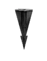 SPIKE8 - 8" BLK Spike For Fern - Rab Lighting Inc