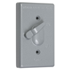 TC100S - Tam 1G WP Switch Gray Cover W/ Actuating Lever - Hubbell--Raco