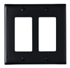 TP262BK - Trademaster Plate 2G 2 Decor BK - Legrand-Pass & Seymour