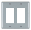 TP262GRY - Trademaster Plate 2G 2 Decor Gry - Legrand-Pass & Seymour