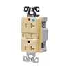 TWRVGF20V - 20A TR/WR Iv Deco GFI Receptacle - Eaton Wiring Devices