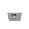 U2862XKK5T - 2 Gang Socket With Main - No BRKR Installed - Milbank