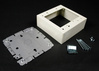 V20482 - STL SWT & Recpt Box 2G 2000 Ivory - Wiremold