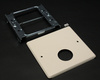 V4047AX - 2G Dev Plate 1 Round Opening V - Wiremold